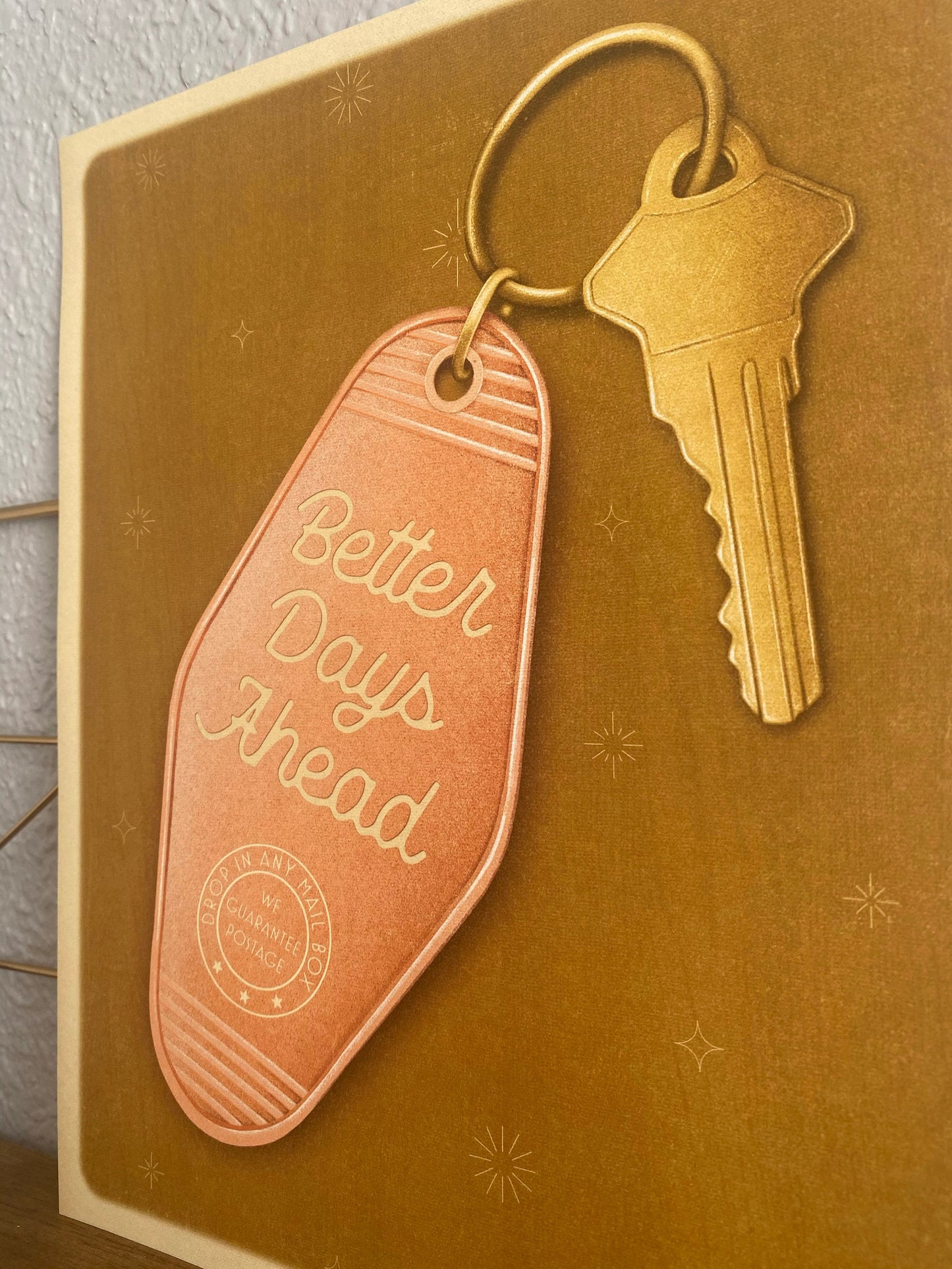 Motel Keychain Art Print