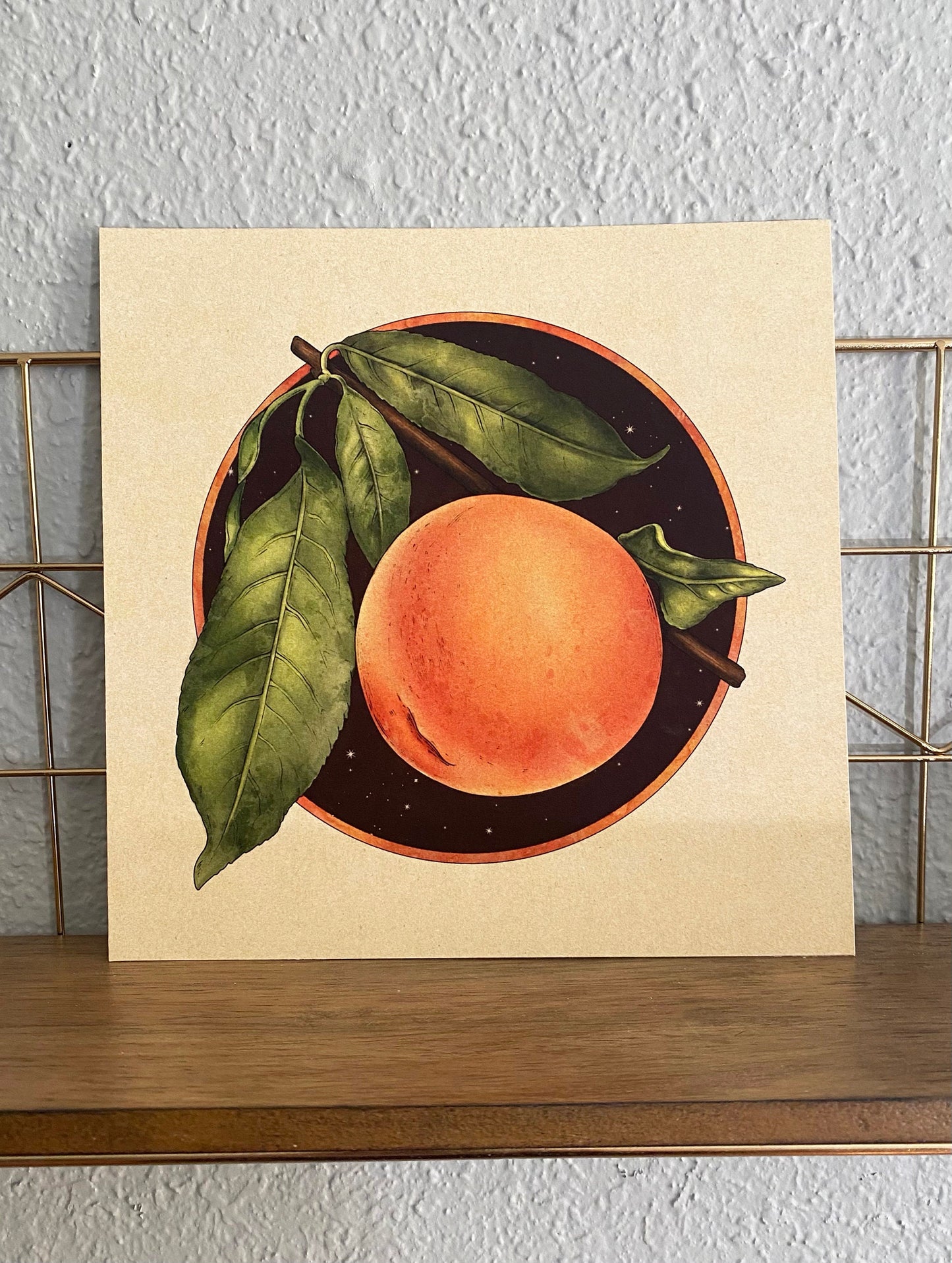 Peach Art Print