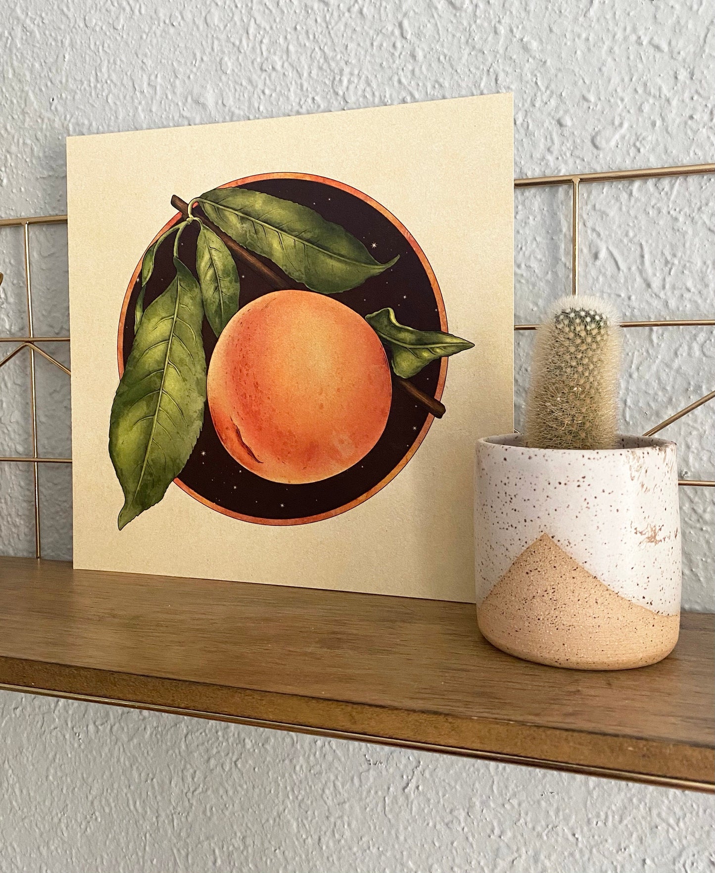 Peach Art Print
