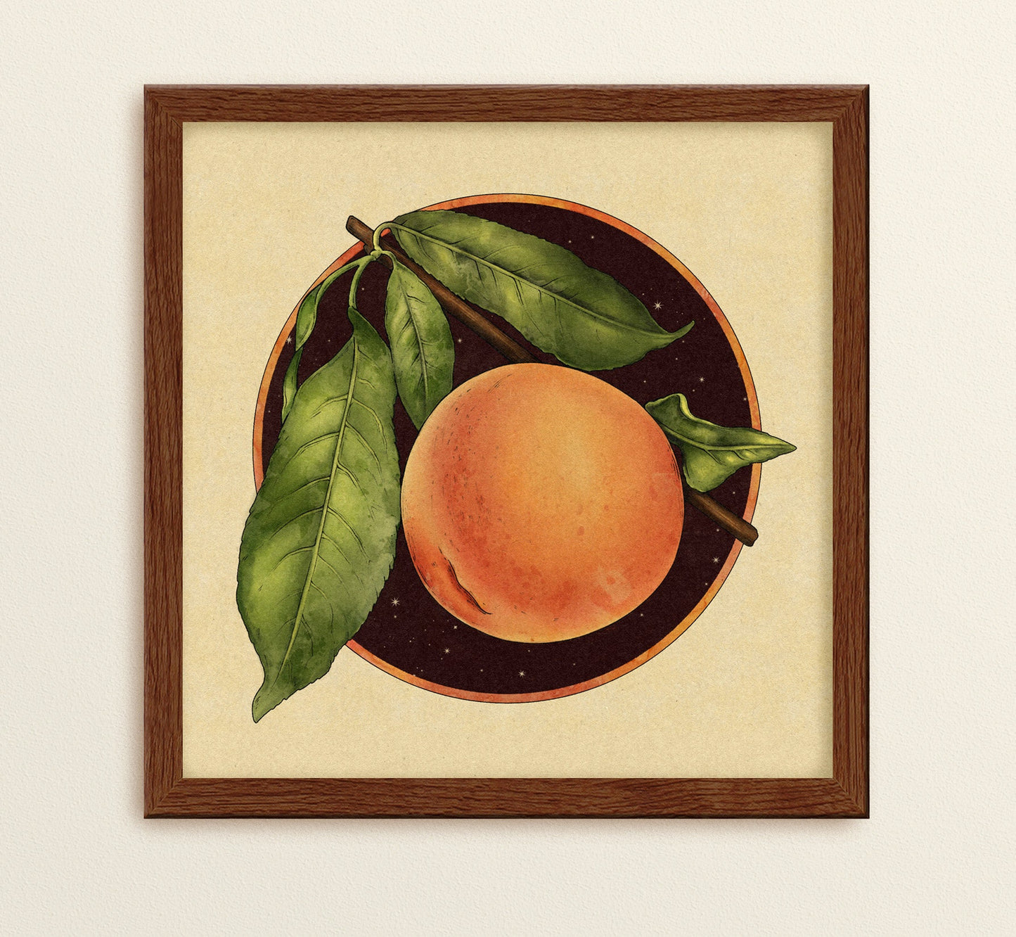 Peach Art Print