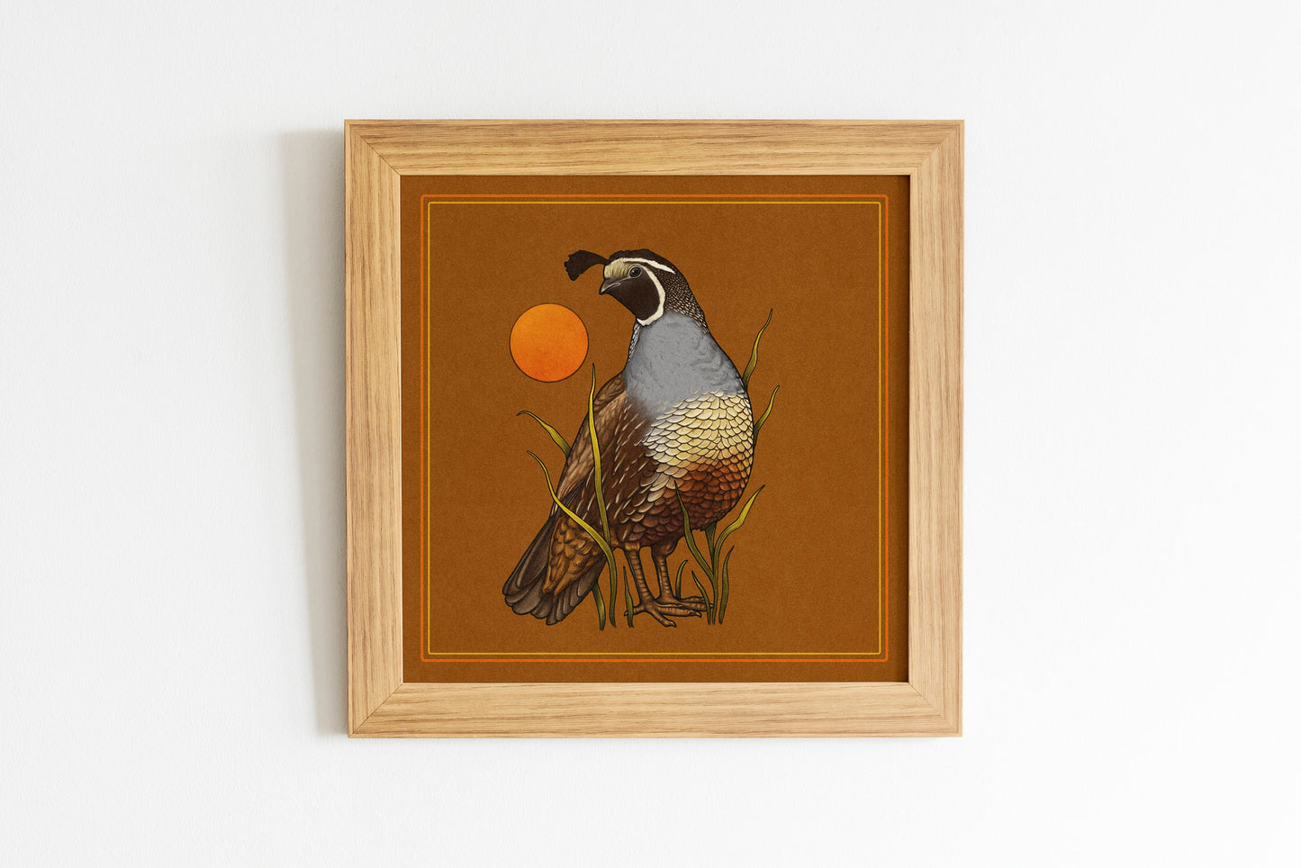 Quail Art Print