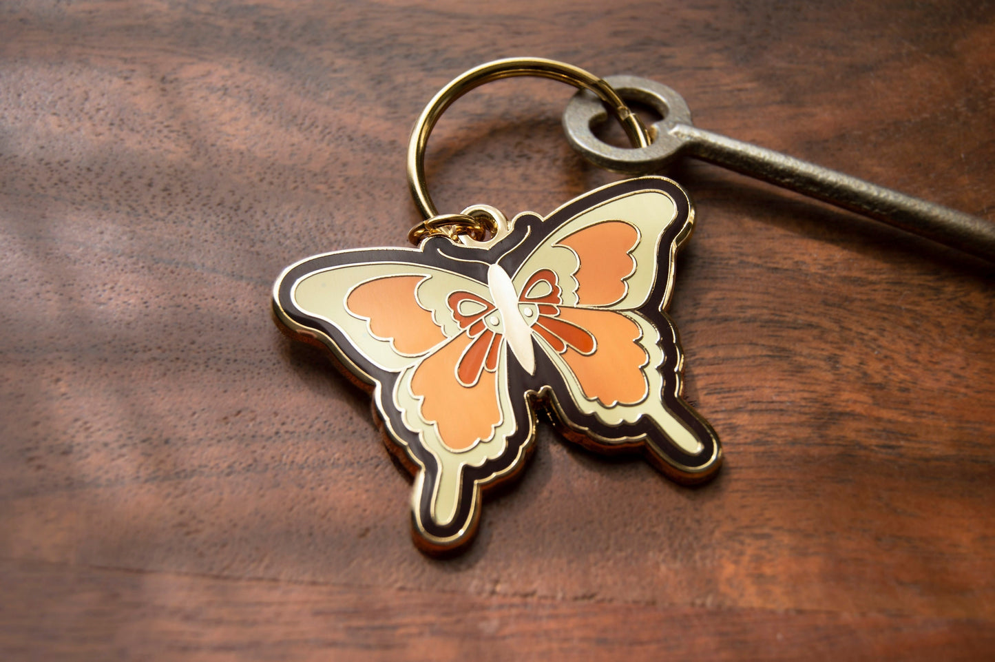 Retro Butterfly Keychain