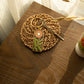 Dark Groovy Flower Keychain